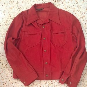 Cool Vintage 70s Men’s Sueded Canvas Jacket